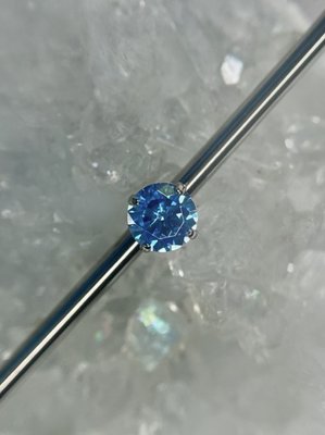 1.2 Накрутка Prong Aquamarine AQ CZ pr348-4 фото